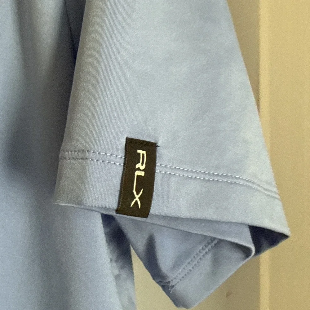Ralph Lauren Polo Golf Toscana Logo Periwinkle‎ Sz L Men's Shirt
